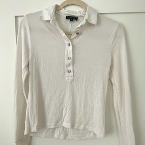 Rag & Bone long sleeve polo size S